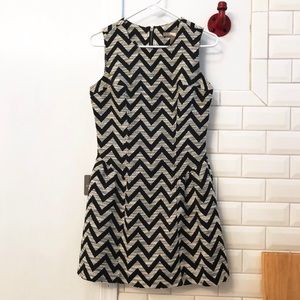 Chevron Pattern Dress Sz XS